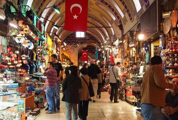 Гранд базар, стамбульский рынок, самым посещаемым местом в мире